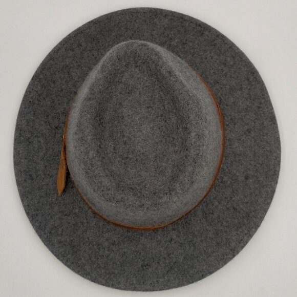 Frye Felt Panama Wool Fedora Hat Size M/L - Picture 4 of 10